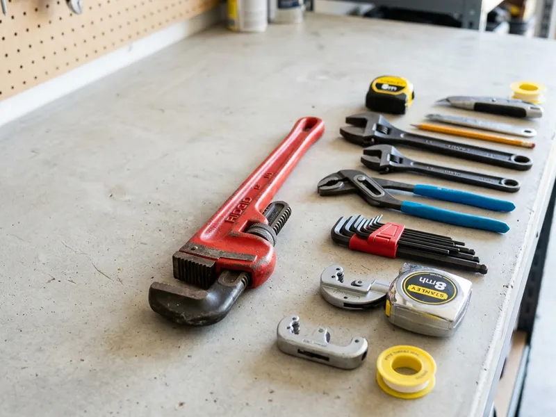 Professional plumbers in Indio, TX equipped with top-tier tools for residential and commercial plumbing services.